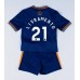 Newcastle United Tino Livramento #21 Barnkläder Tredje matchtröja till baby 2025-26 Kortärmad (+ Korta byxor) Billigt